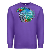 Purple beach please Premium Sweatshirt - CowhideDigitalArt