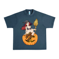 Midnight Navy sexy witch halloween costume blackcraft pumpkin wi Urban Heavy Tee - tuanDangUi