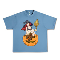 Pebble Blue sexy witch halloween costume blackcraft pumpkin wi Urban Heavy Tee - tuanDangUi