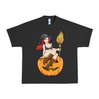 Pigment Black sexy witch halloween costume blackcraft pumpkin wi Urban Heavy Tee - tuanDangUi