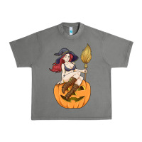 Tornado sexy witch halloween costume blackcraft pumpkin wi Urban Heavy Tee - tuanDangUi