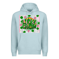 Blue Mist lucky charm st patricks day Premium Hoodie - FaDigitalArtStudio