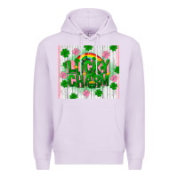 Lilac lucky charm st patricks day Premium Hoodie - FaDigitalArtStudio