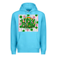 Ocean Blue lucky charm st patricks day Premium Hoodie - FaDigitalArtStudio