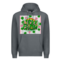 Rock lucky charm st patricks day Premium Hoodie - FaDigitalArtStudio