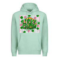Seafoam lucky charm st patricks day Premium Hoodie - FaDigitalArtStudio
