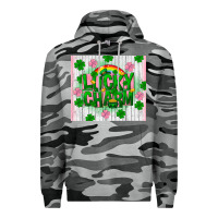 Slate Camo lucky charm st patricks day Premium Hoodie - FaDigitalArtStudio