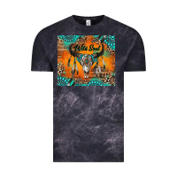 Cloud Black wild soul boho bull skull Vintage Tee - RanaPortraitStore