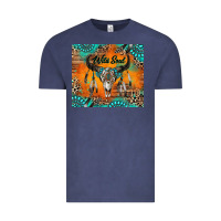Vintage Denim wild soul boho bull skull Vintage Tee - RanaPortraitStore
