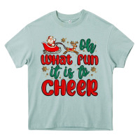 Arona oh what fun it is to cheer Heavy Core Tee - MaliasSmallBusiness