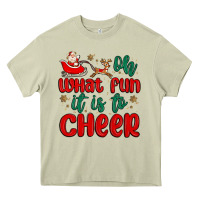 Mossy oh what fun it is to cheer Heavy Core Tee - MaliasSmallBusiness