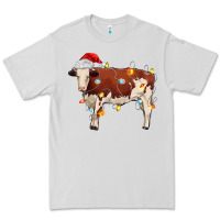 Dove Grey Christmas cow Premium Tee - MaliasSmallBusiness