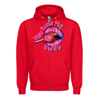 Red You Blow Me Away Valentines Day Zipper Hoodie - FaDigitalArtStudio