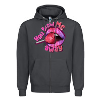 Smoke You Blow Me Away Valentines Day Zipper Hoodie - FaDigitalArtStudio