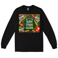 Black good teacher Long Sleeve Tee - TumblerDesignByShophia