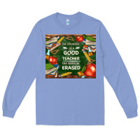Colony Blue good teacher Long Sleeve Tee - TumblerDesignByShophia