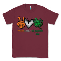 Burgundy peace love st patrick's day Classic Tee - Bettercallsaul