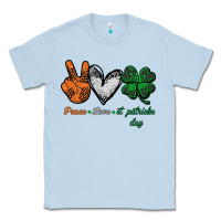 Dusty Blue peace love st patrick's day Classic Tee - Bettercallsaul