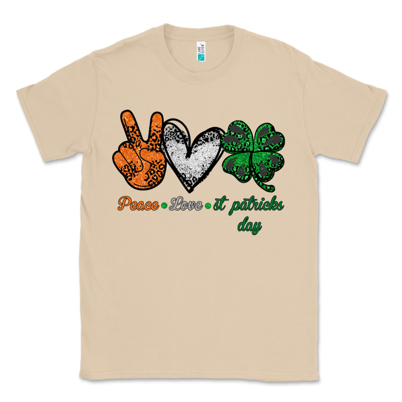 Peace Love St Patrick's Day Classic Tee by Bettercallsaul | Teevron