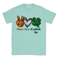 Seafoam peace love st patrick's day Classic Tee - Bettercallsaul