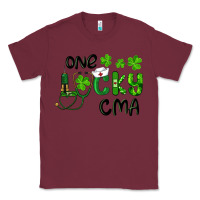 Burgundy one lucky certified medical assistant cma Classic Tee - RanaPortraitStore