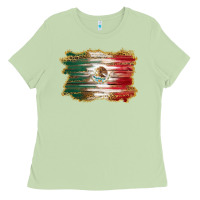 Matcha mexican flag with leopard Ladies Tee - RanaPortraitStore