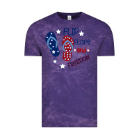 Cloud Purple Flip Flops and Freedom Vintage Tee - Bettercallsaul
