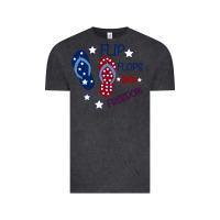 Vintage Black Flip Flops and Freedom Vintage Tee - Bettercallsaul