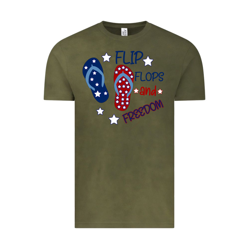 Flip Flops And Freedom Vintage Tee by Bettercallsaul | Teevron