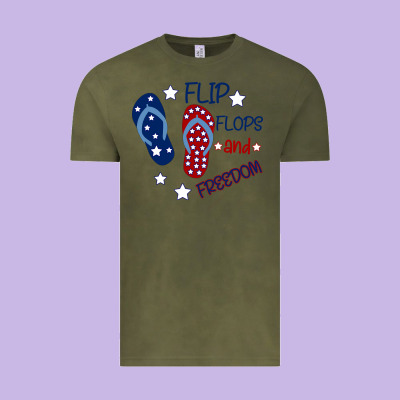Flip Flops And Freedom Vintage Tee Designed By Bettercallsaul