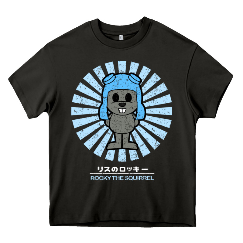 Rocky The Squirrel Retro Vintage Heavy Core Tee by tuanDangUi | Teevron