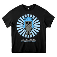 Black rocky the squirrel retro vintage Heavy Core Tee - tuanDangUi