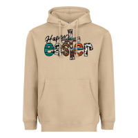 Mushroom Happy Easter Heavyweight Hoodie - CowhideDigitalArt