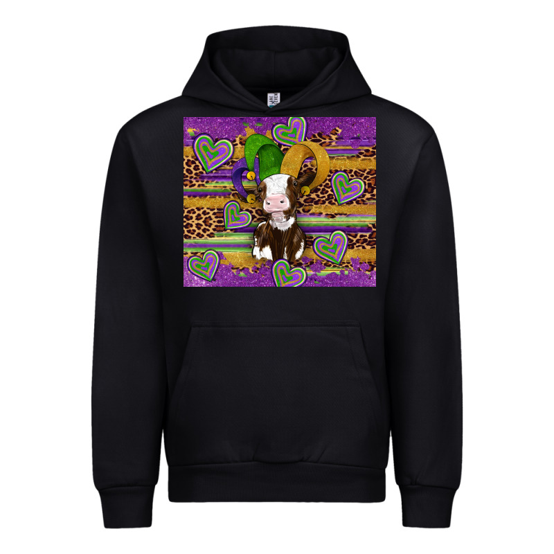 Mardi Gras Cow Urban Hoodie by Artiststas | Teevron