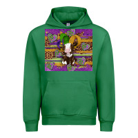 Emerald mardi gras cow Urban Hoodie - Artiststas