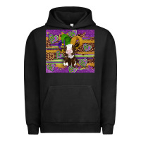 Pigment Black mardi gras cow Urban Hoodie - Artiststas