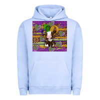 Pigment Grape Ice mardi gras cow Urban Hoodie - Artiststas