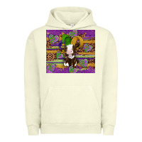 Pigment Pistachio mardi gras cow Urban Hoodie - Artiststas