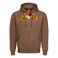 Chestnut Baseball And Softball Dad Libbey Glass Zipper Hoodie - BundleAndBundleShop