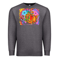 Charcoal Heather Be Salty Premium Sweatshirt - CowhideDigitalArt