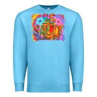 Ocean Blue Be Salty Premium Sweatshirt - CowhideDigitalArt