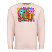 Pale Pink Be Salty Premium Sweatshirt - CowhideDigitalArt