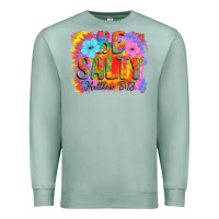 Seafoam Be Salty Premium Sweatshirt - CowhideDigitalArt