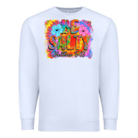 White Be Salty Premium Sweatshirt - CowhideDigitalArt