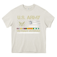 Cream Vietnam Veteran Shirt US Army Veteran Day Women Me Heavy Core Tee - tuanDangUi