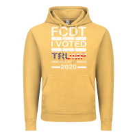 Vintage Mustard hell yeah i voted trump and will do it again 2020 Vintage Hoodie - Bettercallsaul