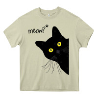 Mossy black cat day halloween black cat meow Heavy Core Tee - tuanDangUi
