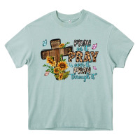 Arona pray on it pray over it pray through it Heavy Core Tee - MaliasSmallBusiness