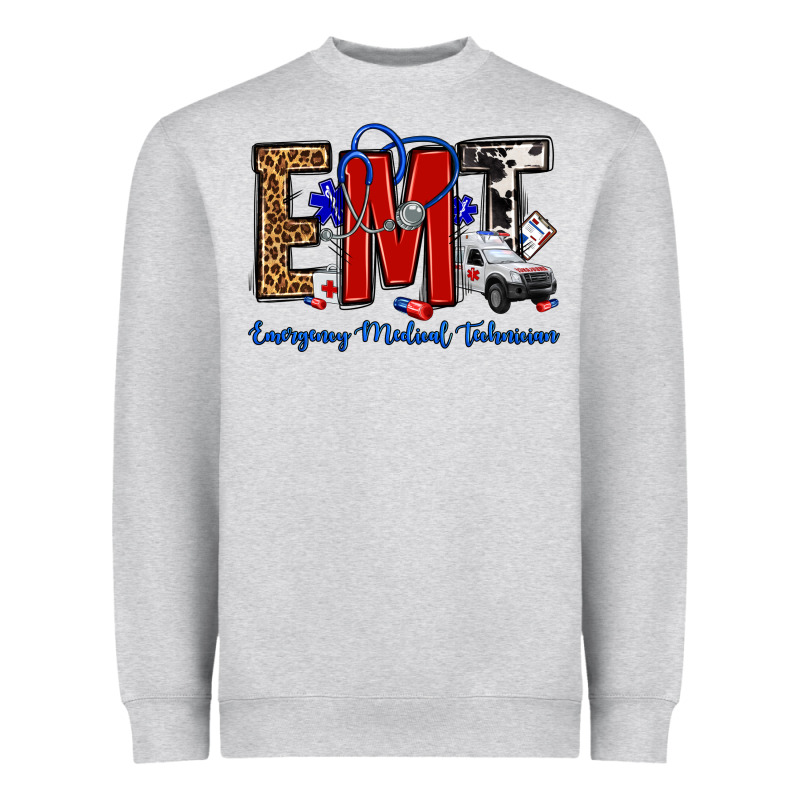 Emt Emergency Medical Technician Heavyweight Sweatshirt by OliviaCreatesArt | Teevron