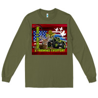 Army Green hunting fishing & farming everyday Long Sleeve Tee - TumblerDesignByShophia